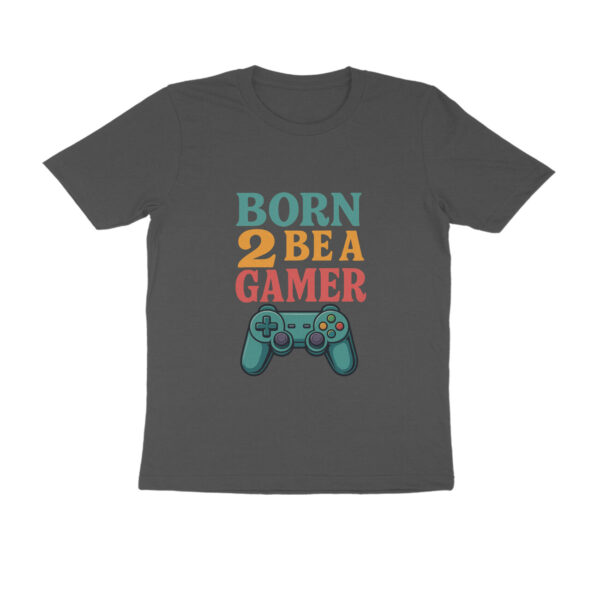 Born 2 Be a Gamer Printed T-Shirt – Cool Gaming Controller Graphic Tee for Men & Boys - Image 6
