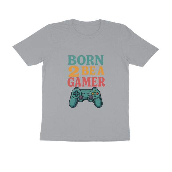 Born 2 Be a Gamer Printed T-Shirt – Cool Gaming Controller Graphic Tee for Men & Boys - Image 8