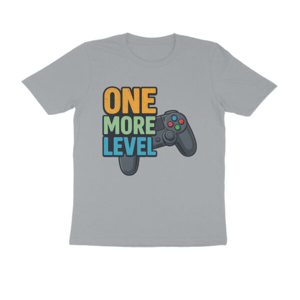 One More Level Gaming T-Shirt – Bold Gamer Quote Tee with Controller Print for Men & Boys - Image 7