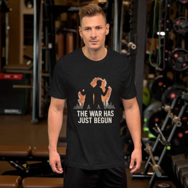 The War Has Just Begun T-Shirt – Action Gaming Inspired Print for Men & Boys