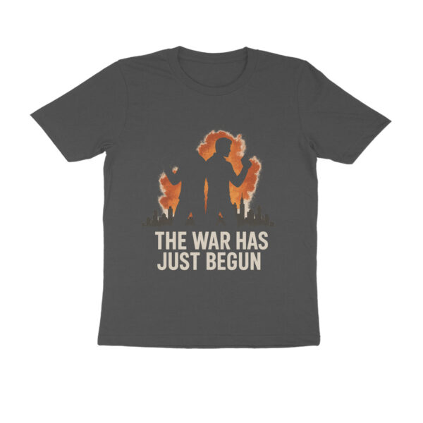 The War Has Just Begun T-Shirt – Action Gaming Inspired Print for Men & Boys - Image 3