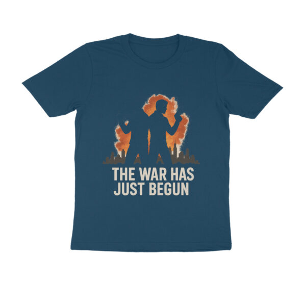 The War Has Just Begun T-Shirt – Action Gaming Inspired Print for Men & Boys - Image 5