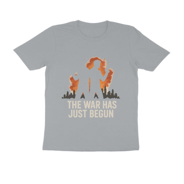 The War Has Just Begun T-Shirt – Action Gaming Inspired Print for Men & Boys - Image 7