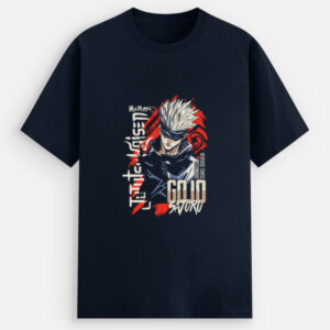 Gojo Satoru Inspired Anime Graphic T-Shirt | Bold Streetwear & Gym Style Unisex Stretch T-shirt