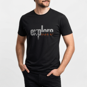 Traveling lover Explore printed Unisex Stretch cotton T-shirt